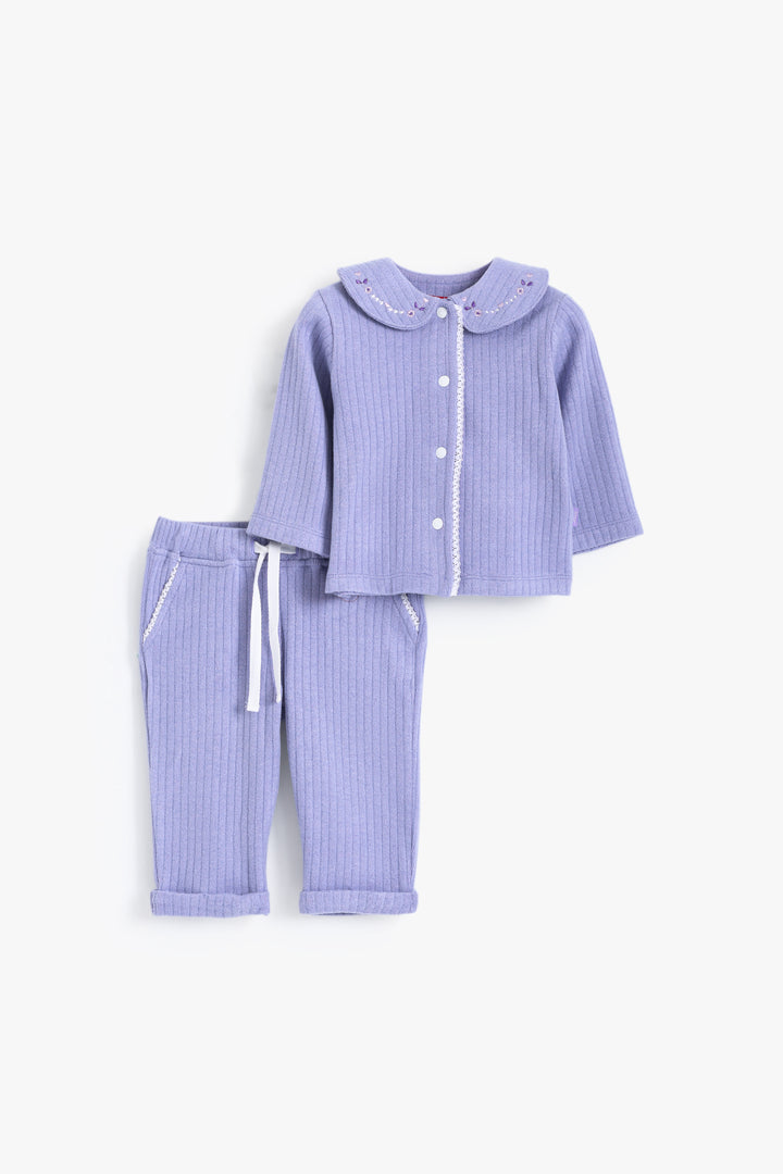 Baby Girls Lavender Pyjama Set