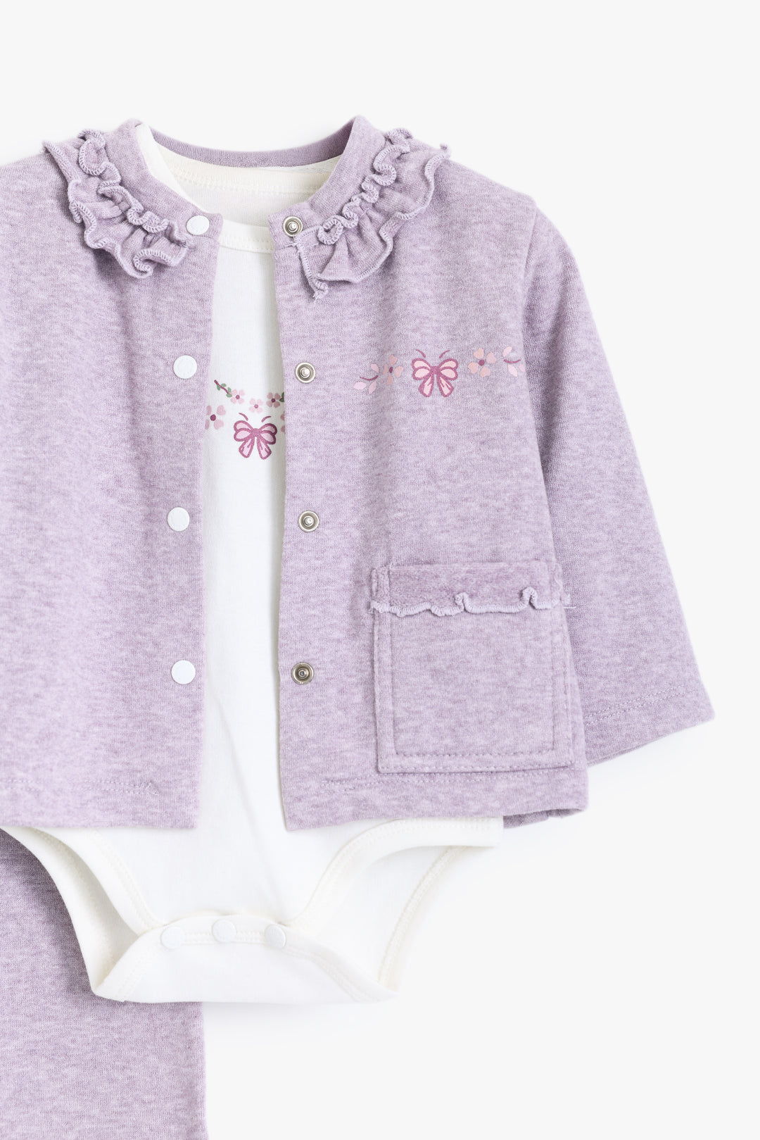Baby Girls Lavender Pyjama Set