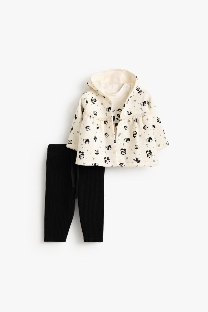 Baby Girls Baby Panda Pyjama Set
