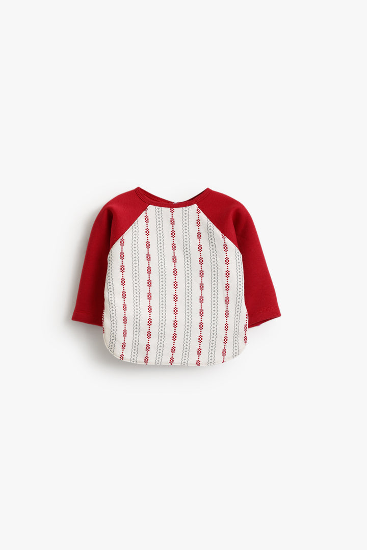 Baby Girls Vintage Long Sleeve Bib