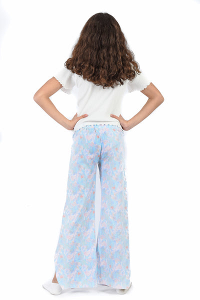 Printed Short Sleeve Pajamas Set 2 Pieces