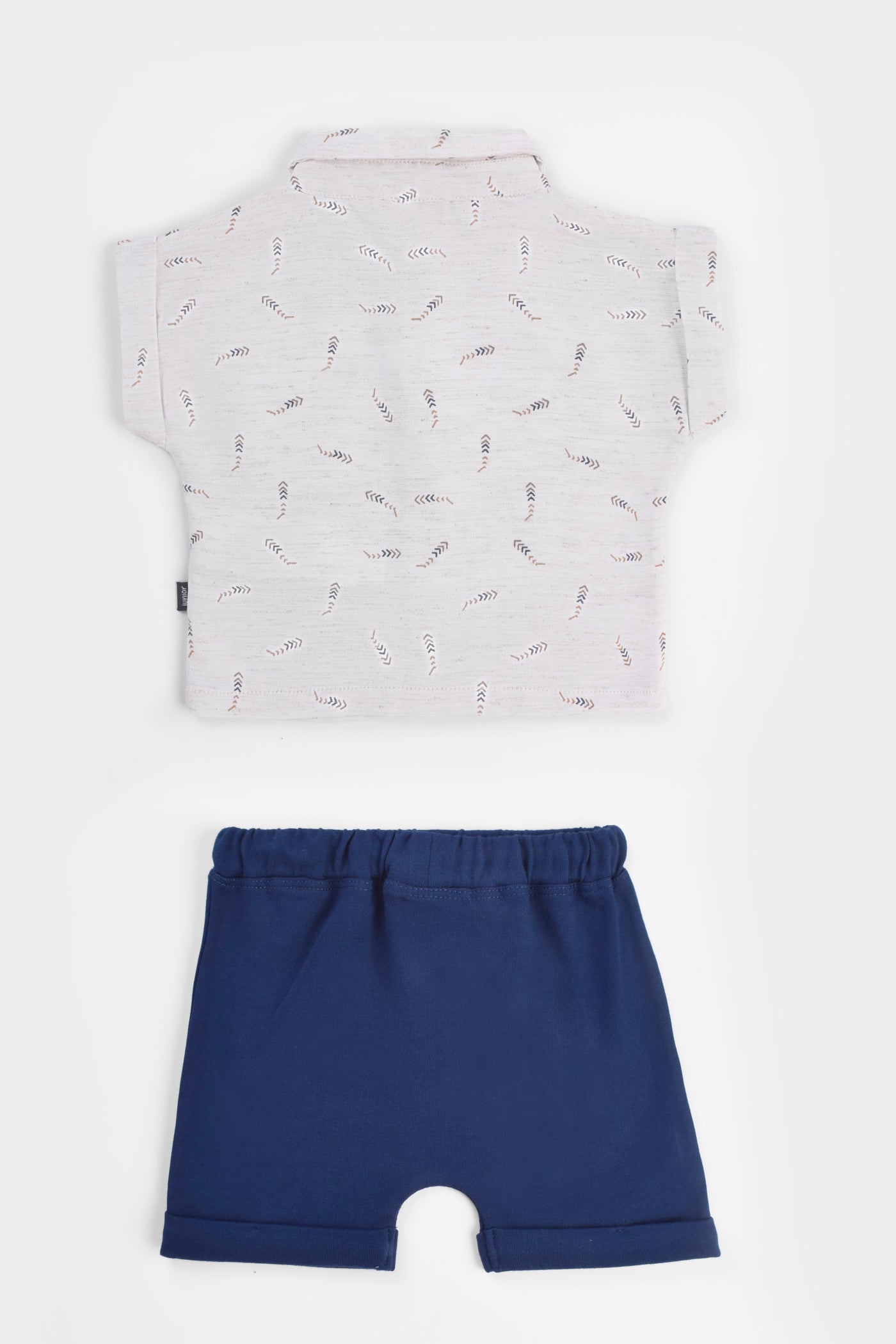 Printed Short Sleeve Pajama Set
