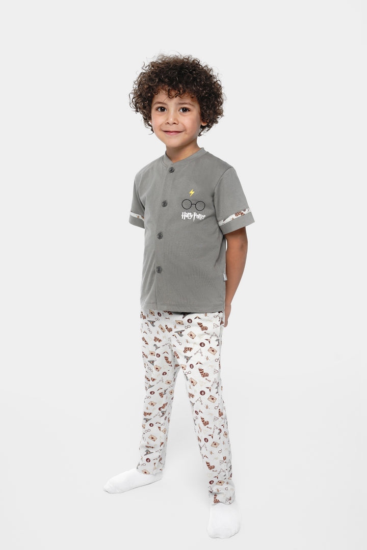 Round Printed Pajamas Set
