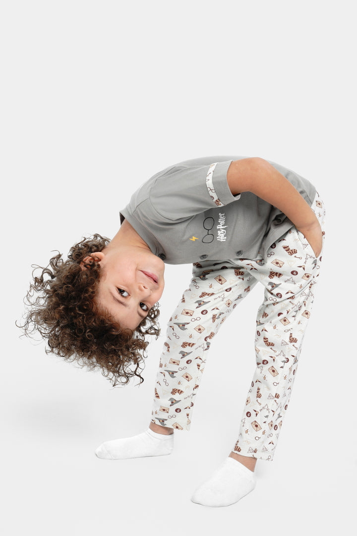 Round Printed Pajamas Set