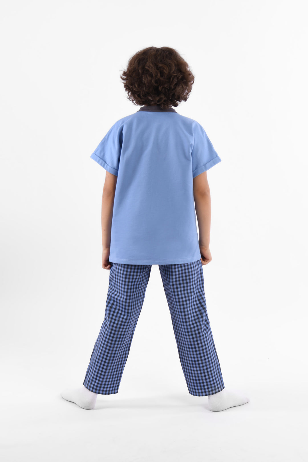 Round Printed Pajamas Set