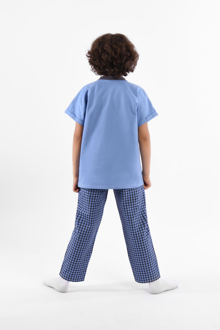 Round Printed Pajamas Set