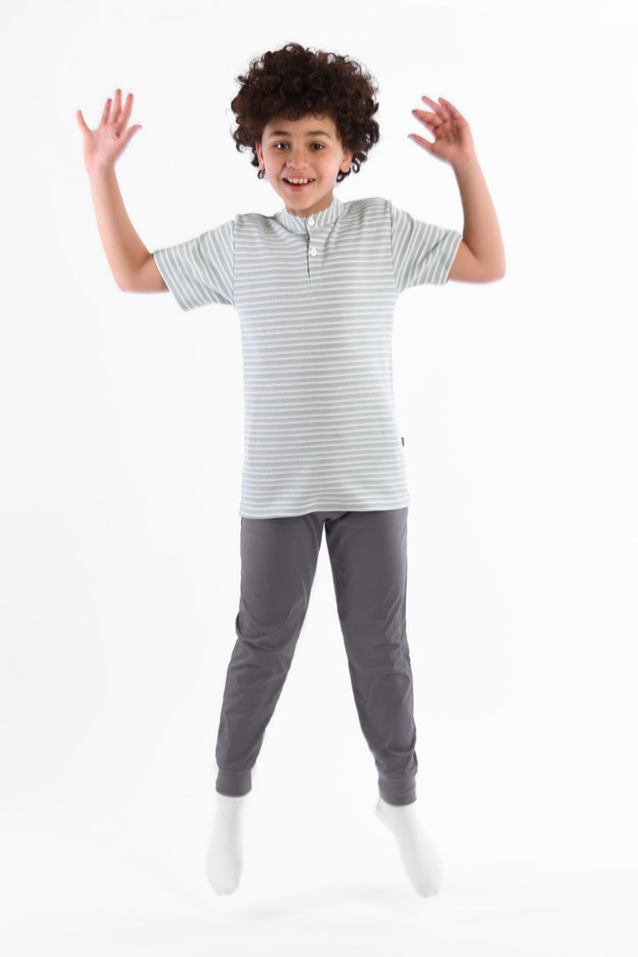 Strip Loungewear Set