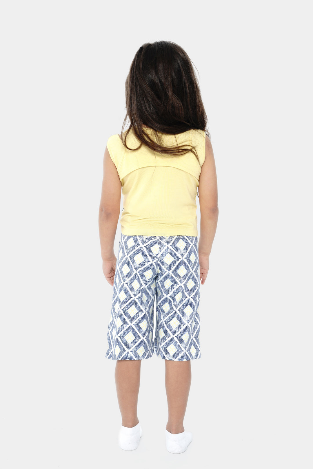 Round Printed Sleeveless Set