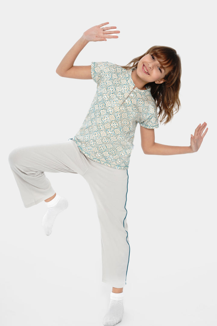 Printed Pajamas Set