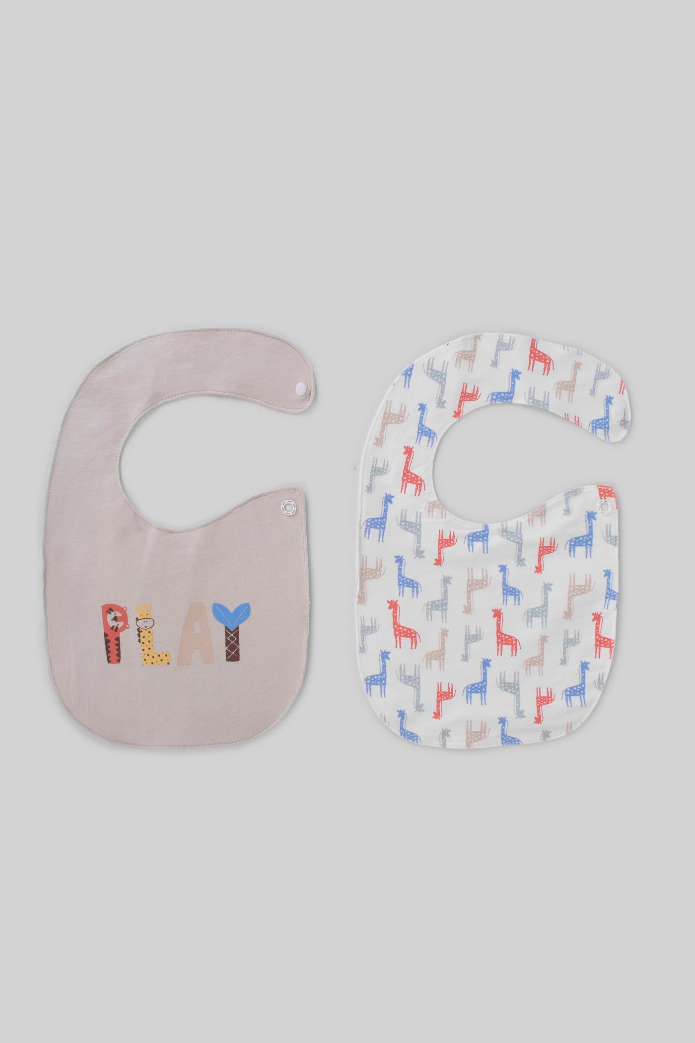 Printed Baby Bib P/2