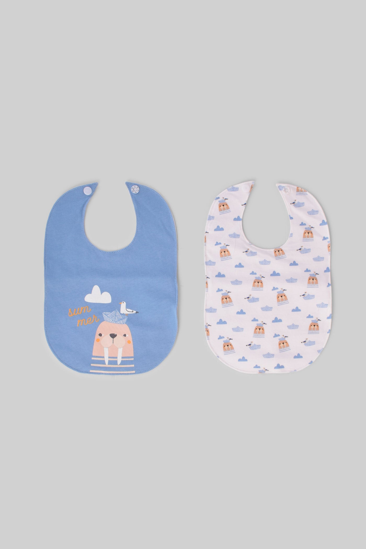 Printed Baby Bib P/2