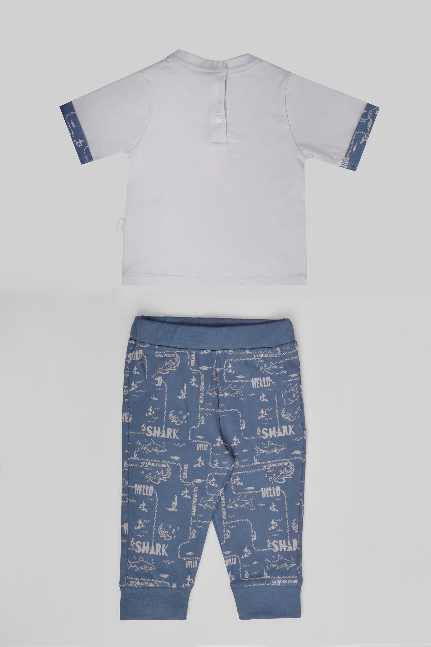 Rouned Printed Pajamas Set