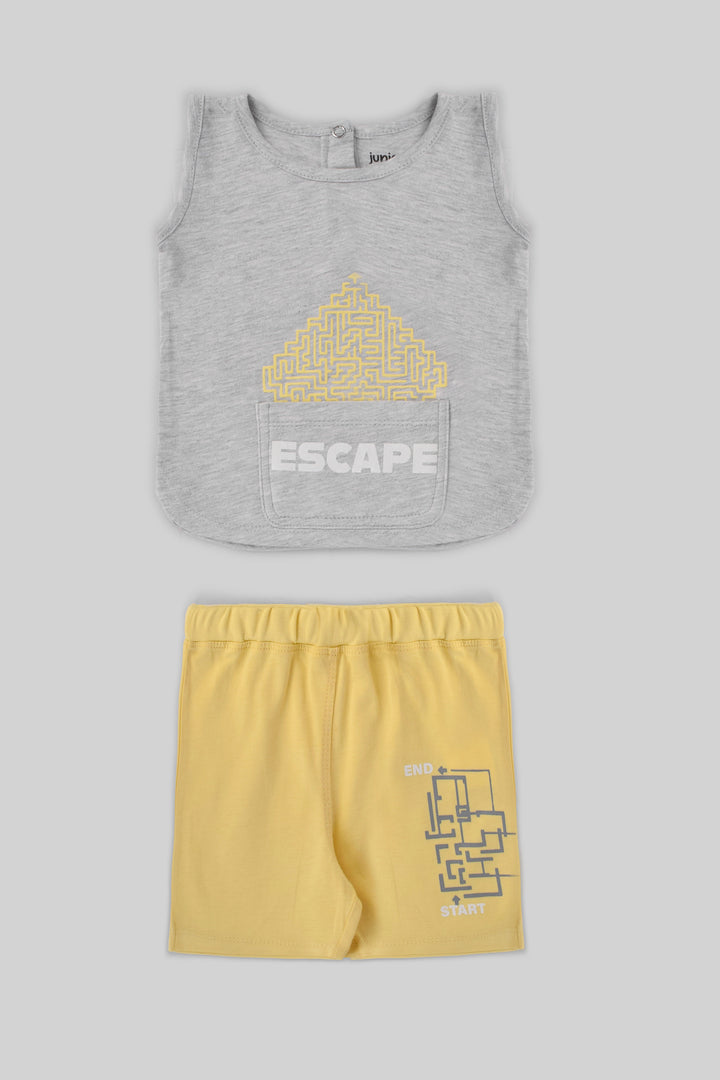 Printed Pajamas Set