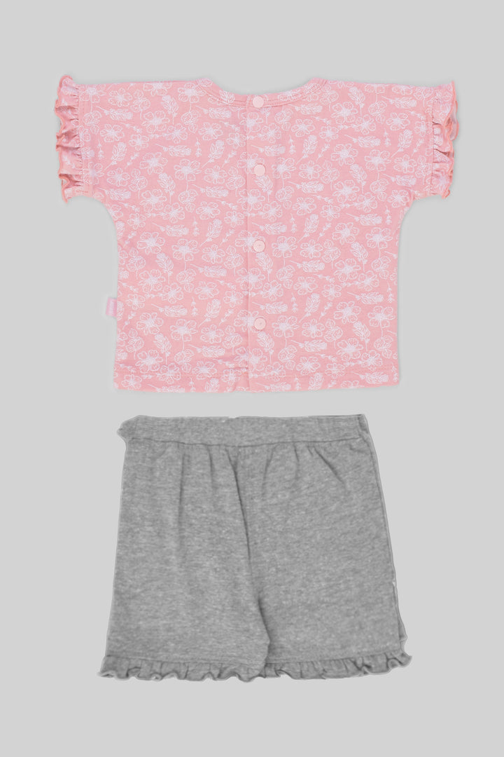 Rouned  Pajamas Set