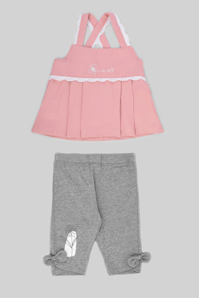 Rouned Pajamas Set