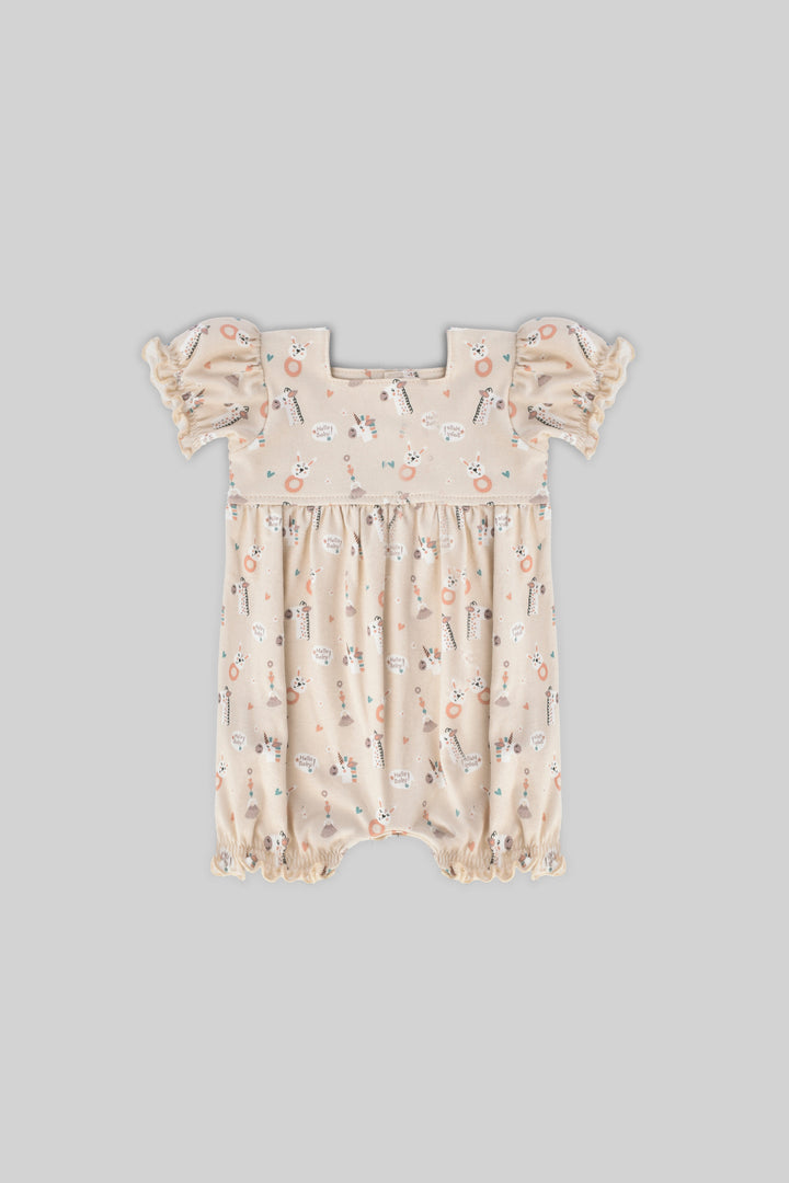Rouned Printed Jumpsuit