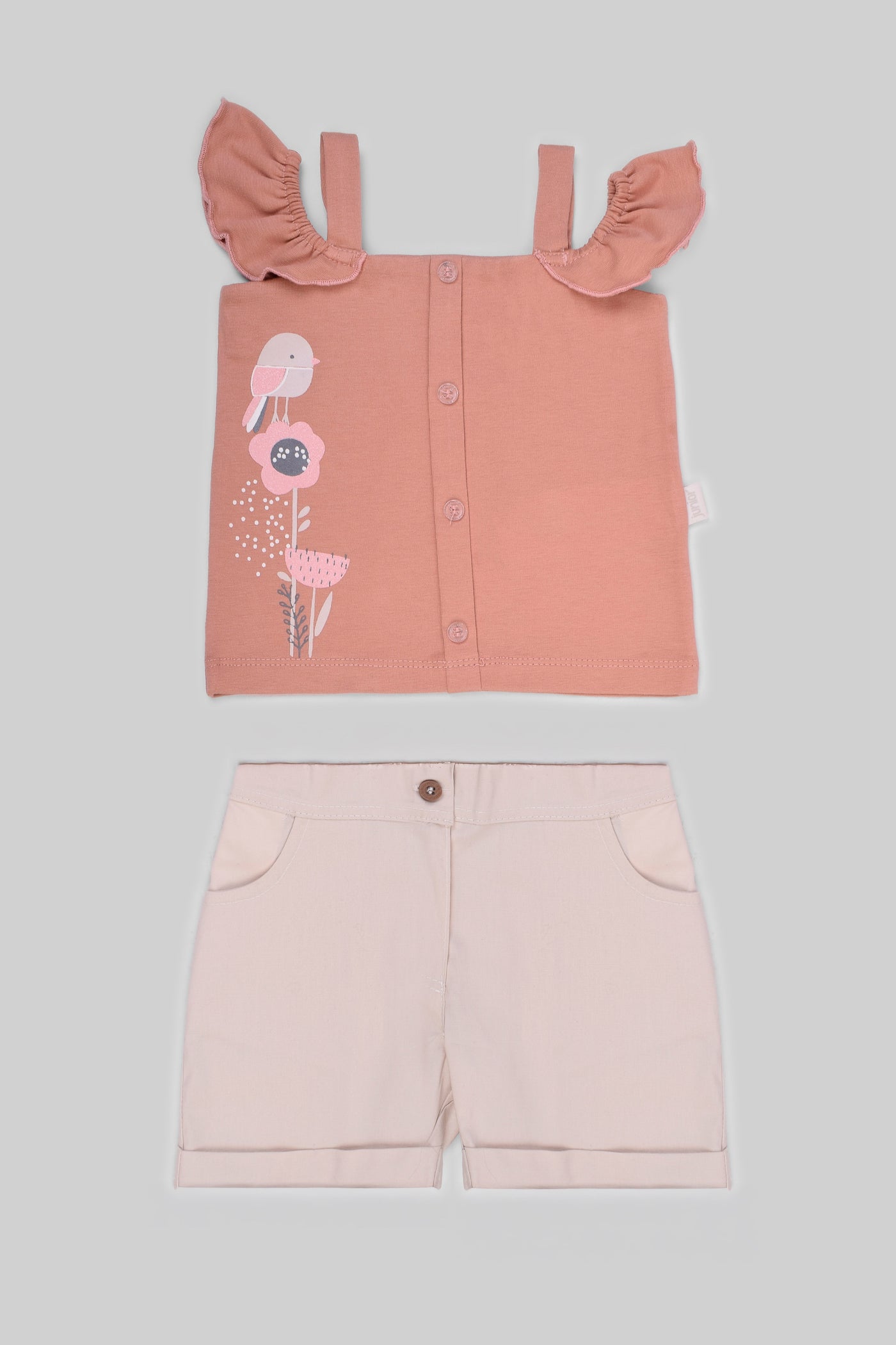 Rouned Pajamas Set