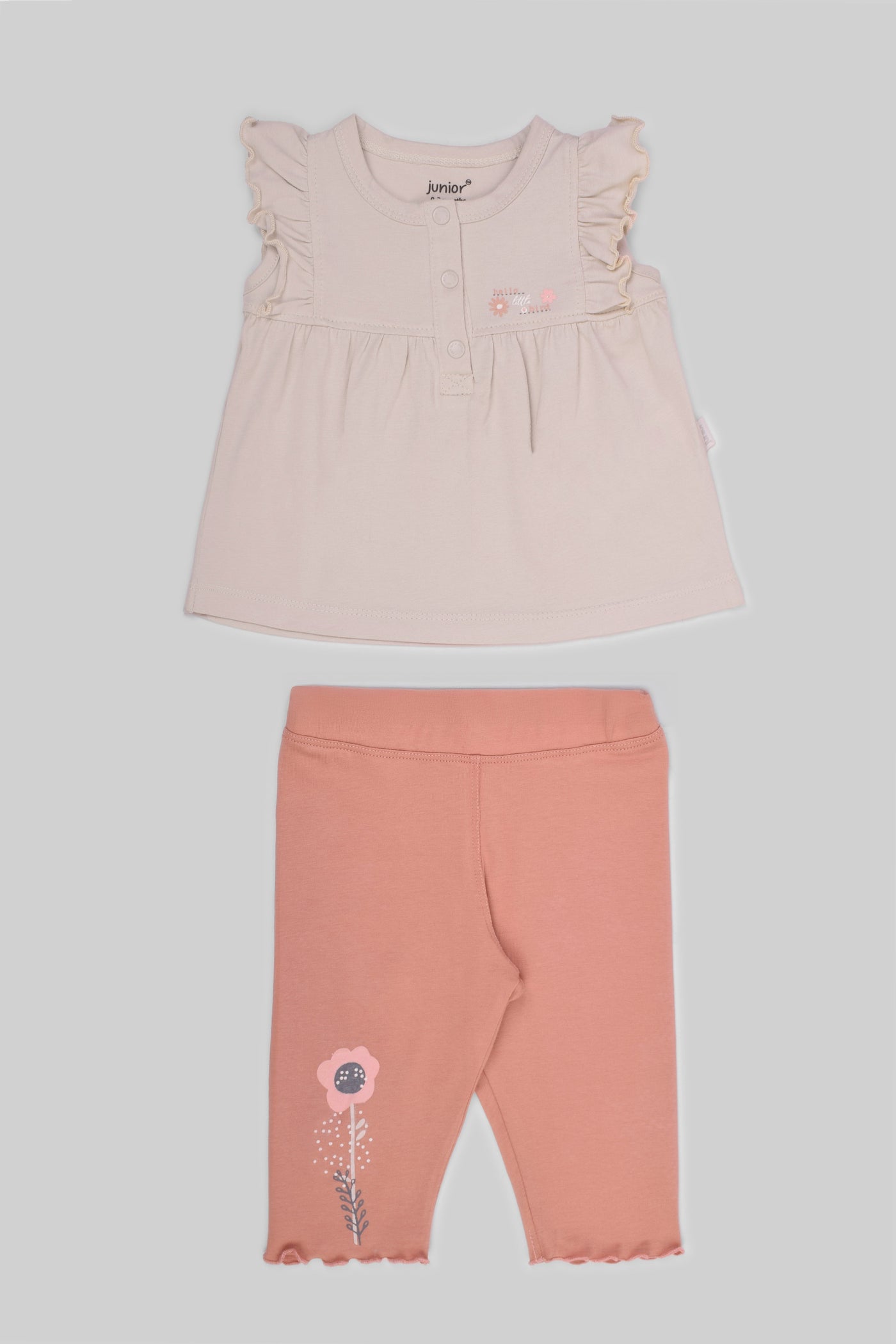 Rouned Pajamas Set