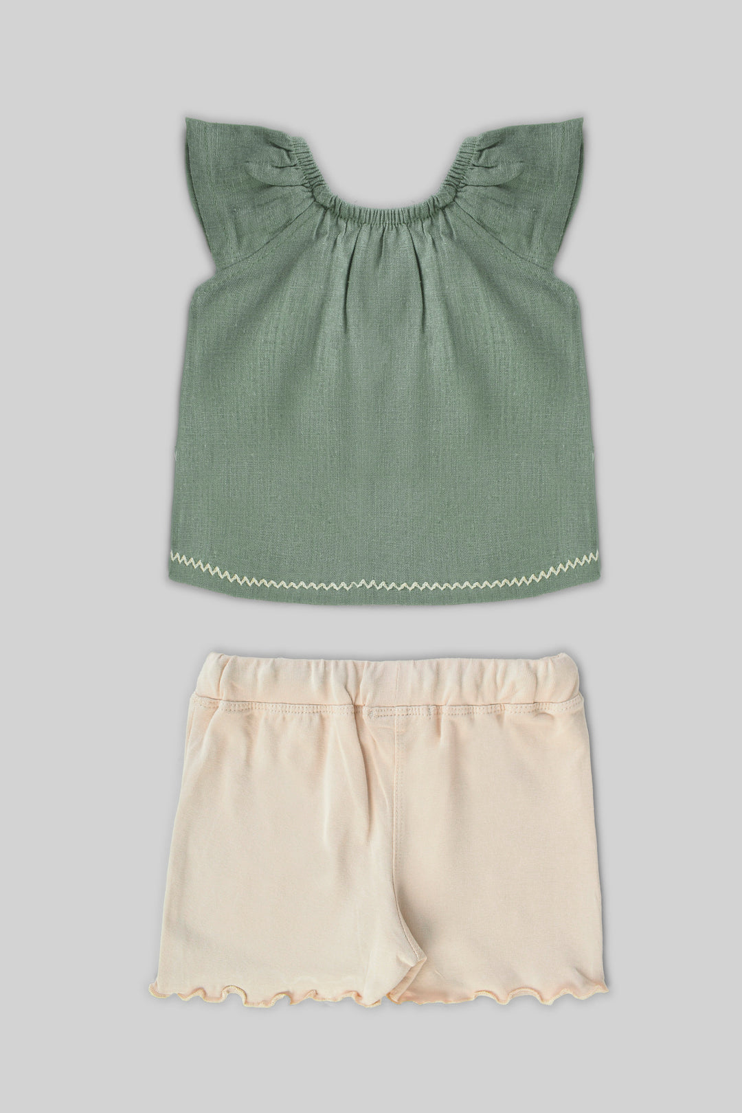 Rouned Pajamas Set