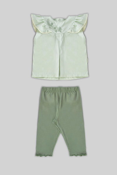 Rouned Pajamas Set