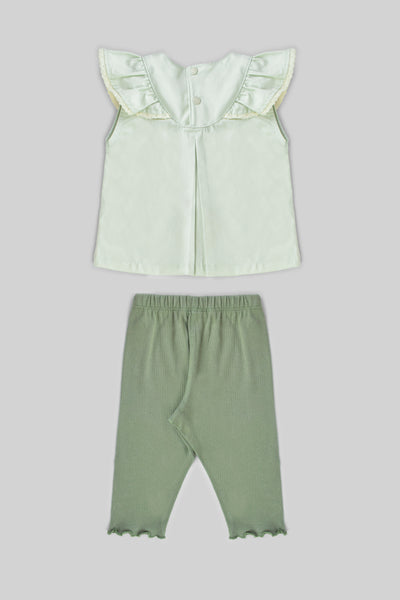 Rouned Pajamas Set