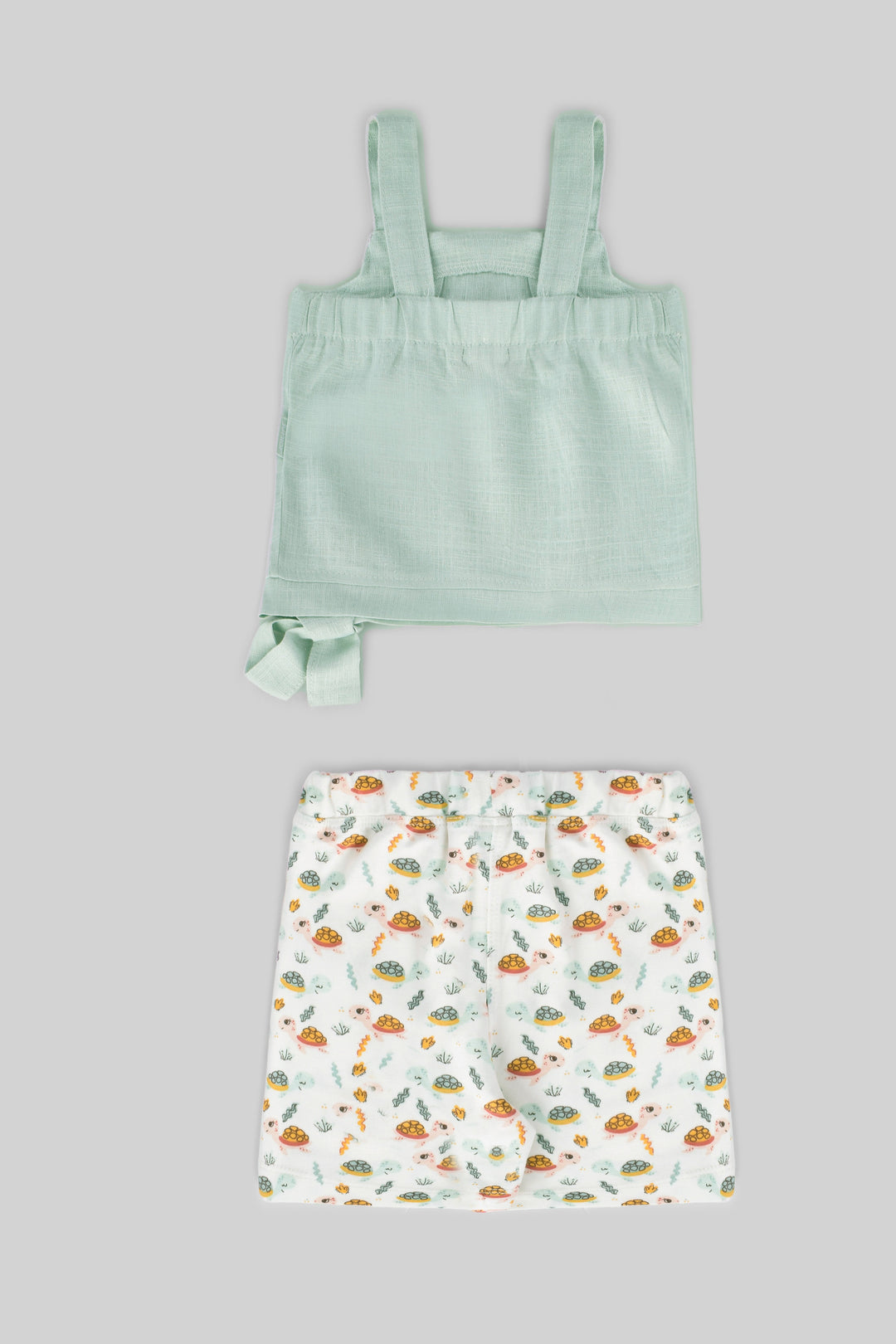 Rouned Printed Pajamas Set