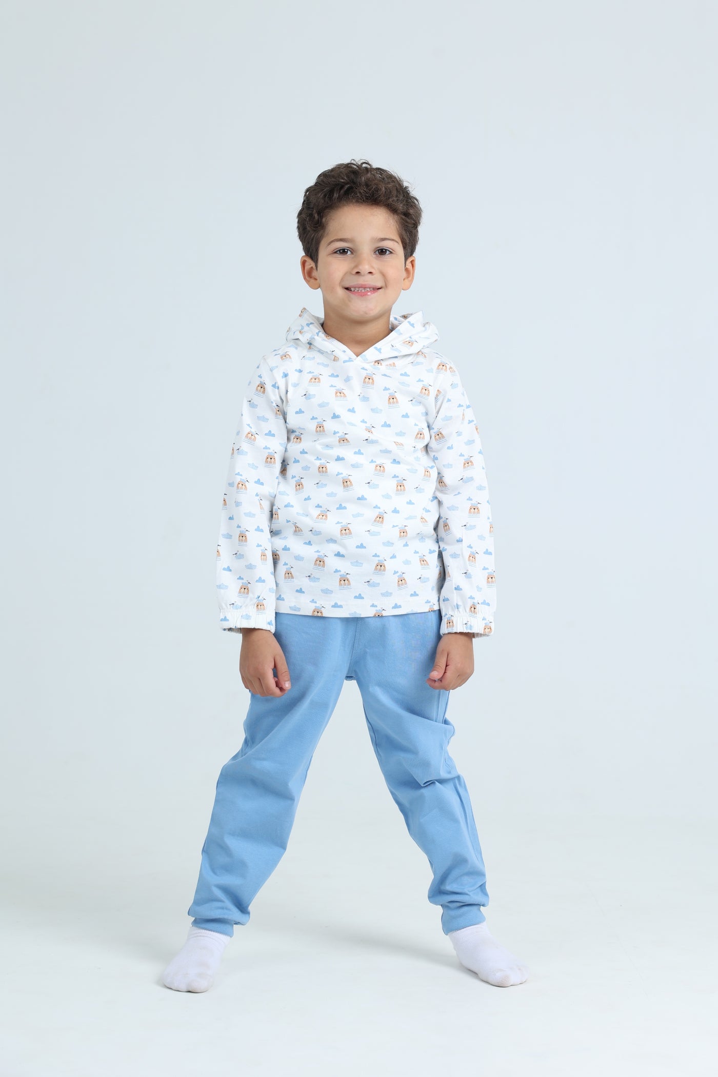 Hooded Printed Set