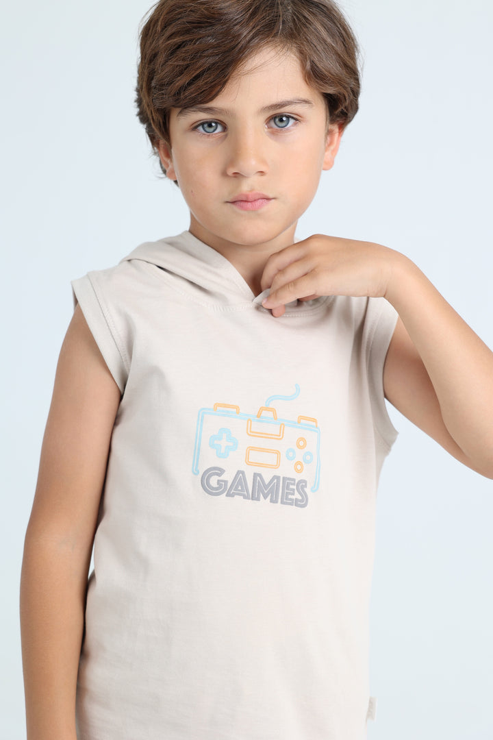 Hooded Printed Set