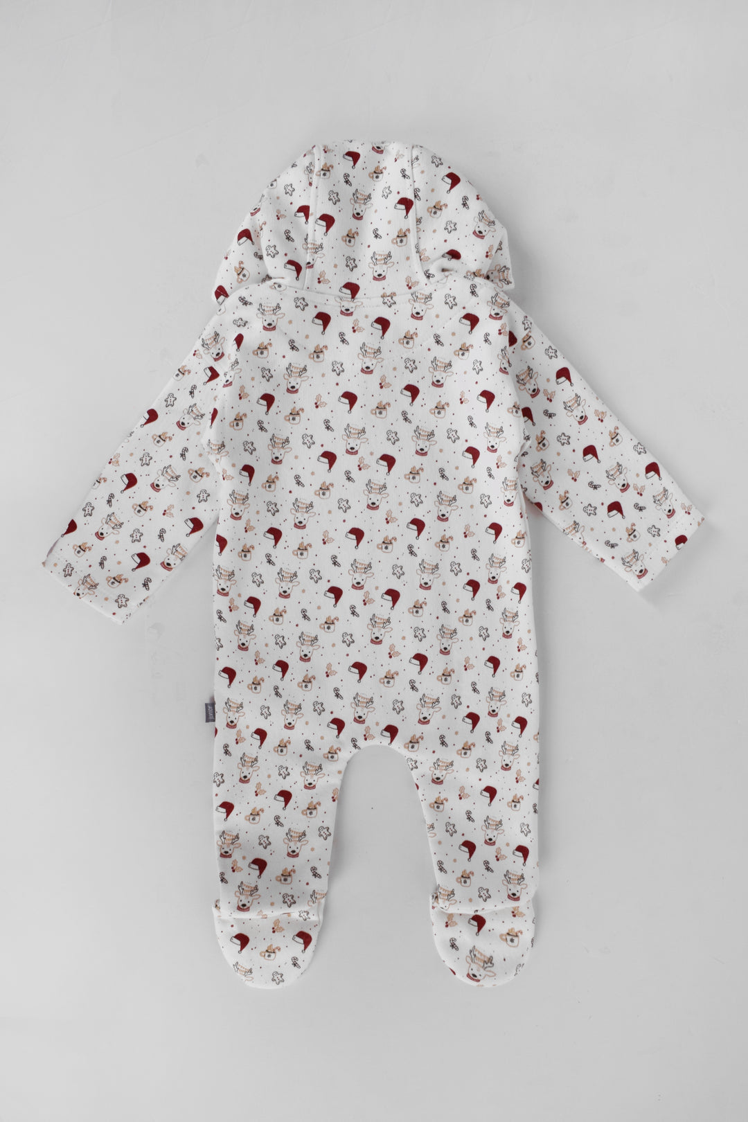 Hooded Printed Jumpsuit