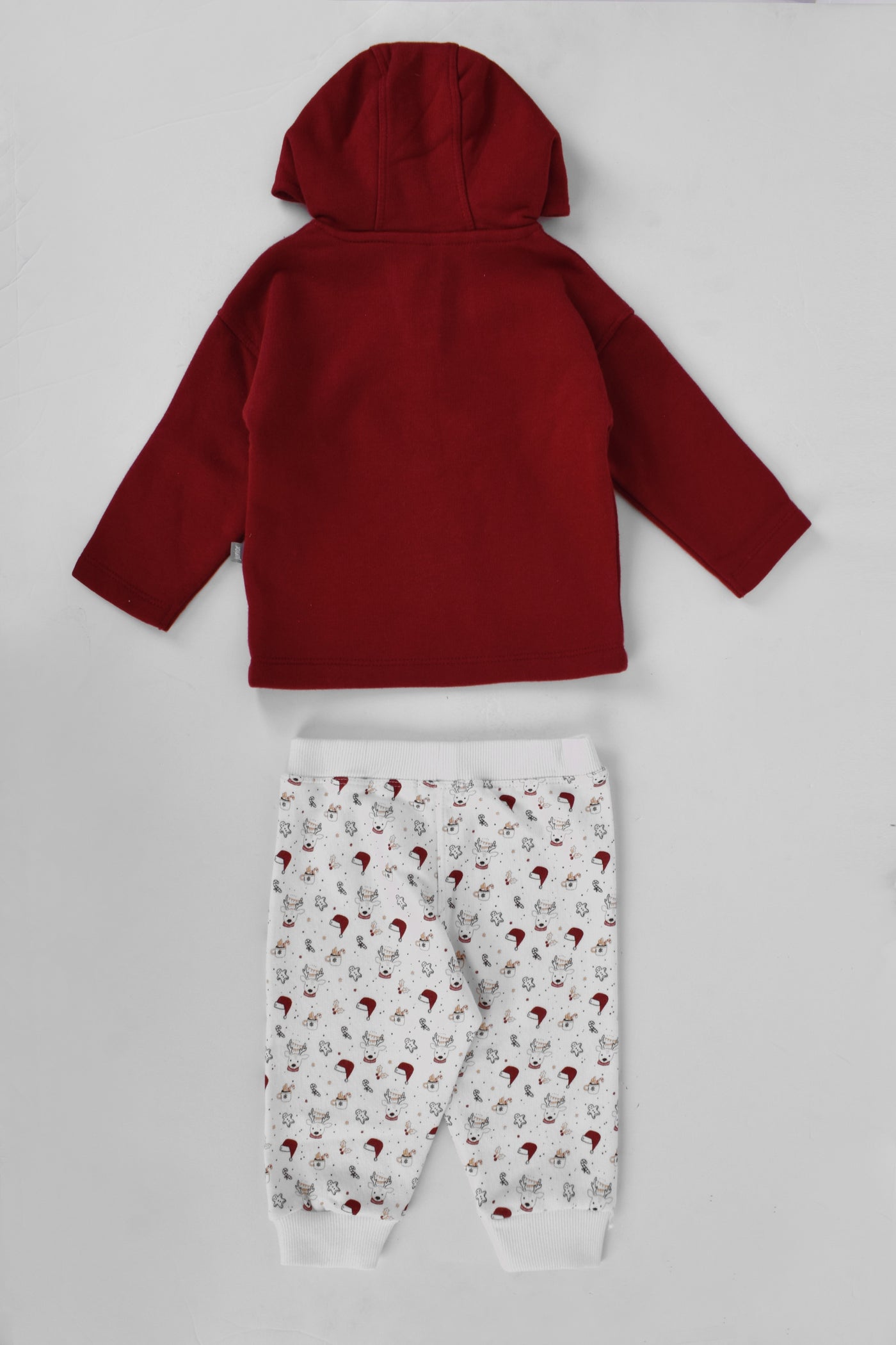 Hooded Printed Pajama Set