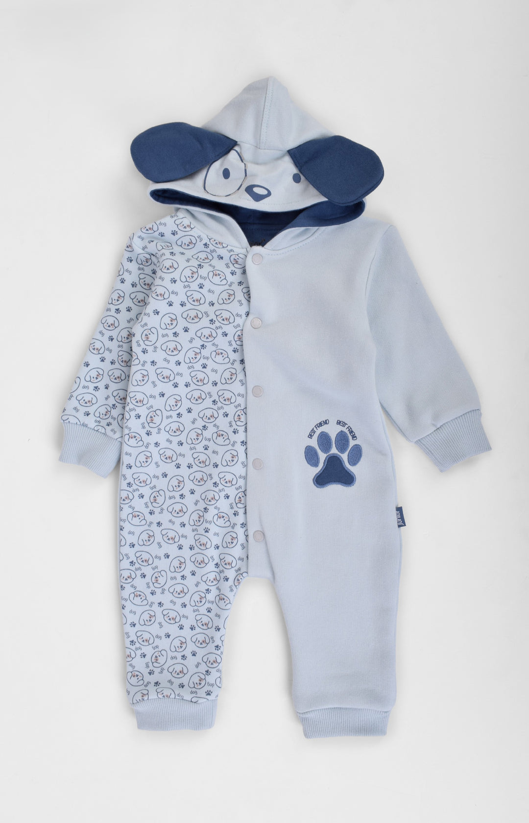 Hooded Printed Jumpsuit