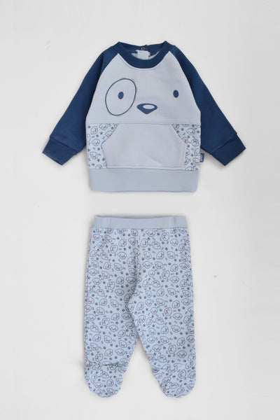 Round Printed Pajamas Set