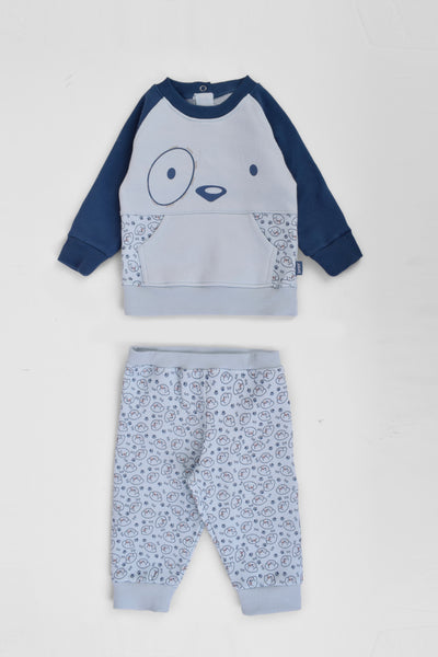 Round Printed Pajama Set