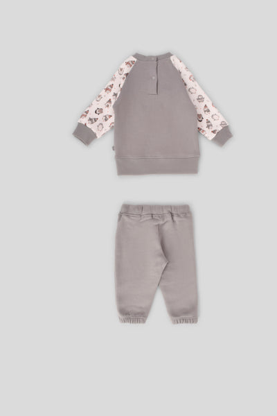 Round Printed Pajamas Set