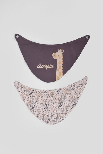 Printed Baby Bib P/2