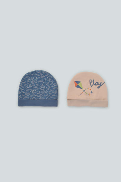 Printed Baby Beanie P/2