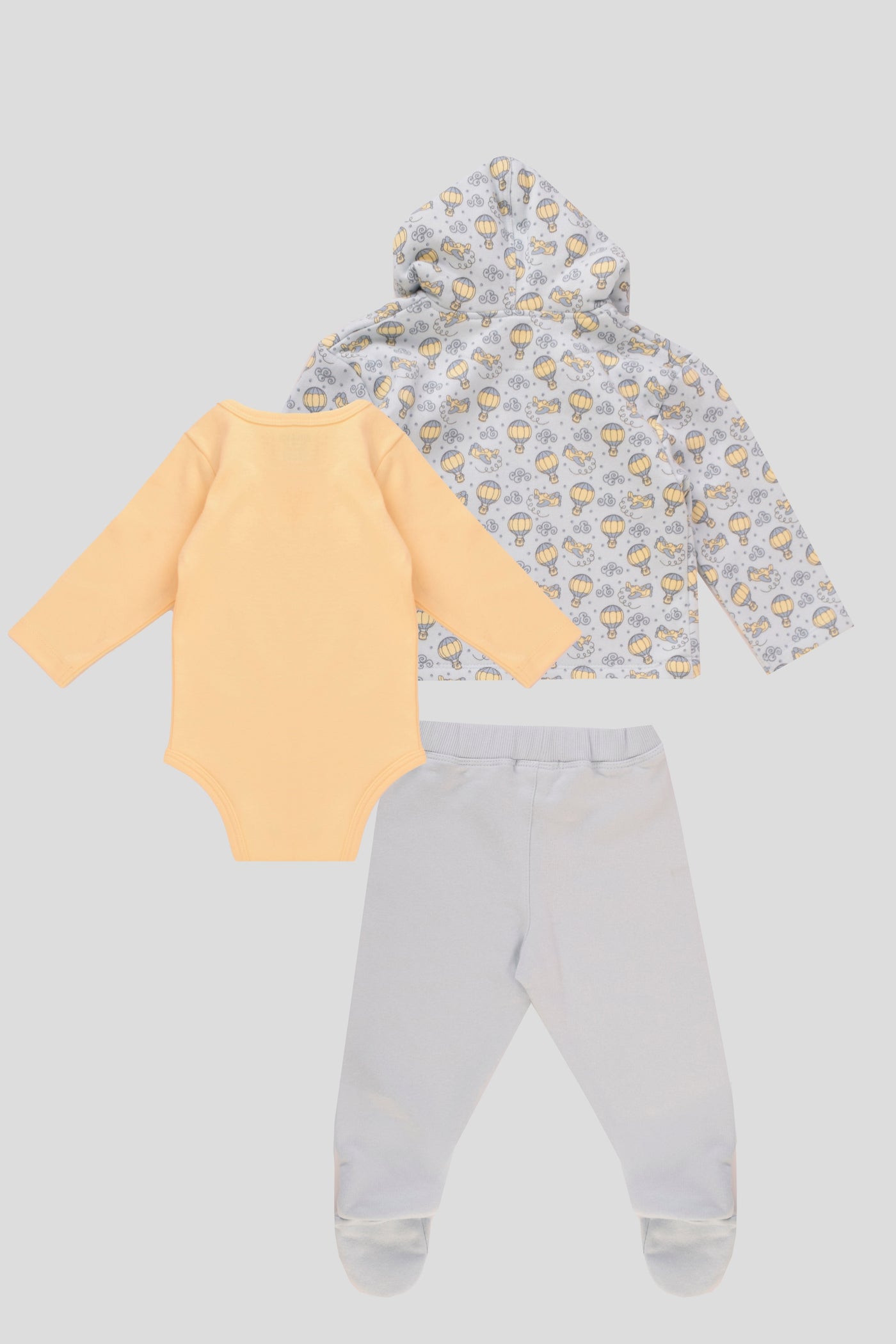 Hooded Printed Pajamas Set