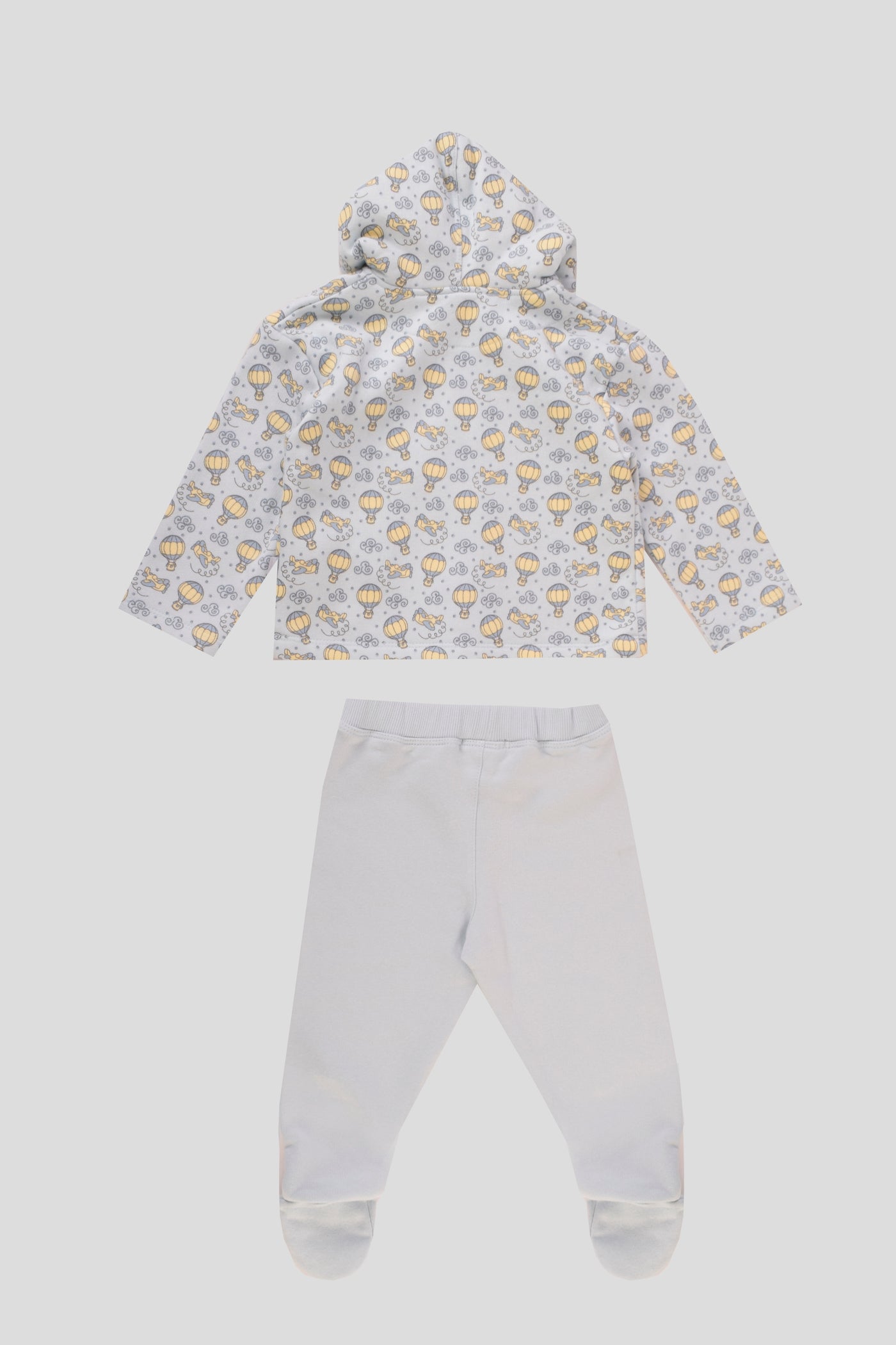 Hooded Printed Pajama Set