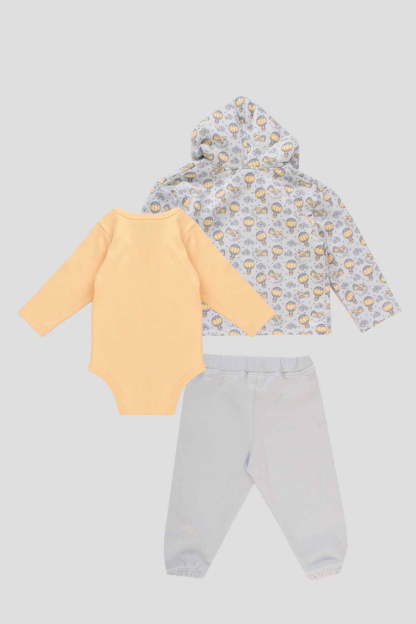 Hooded Printed Pajamas Set