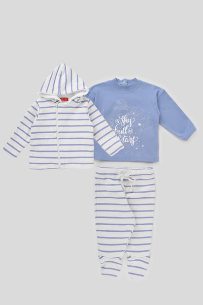 Round Stripe Pajama Set