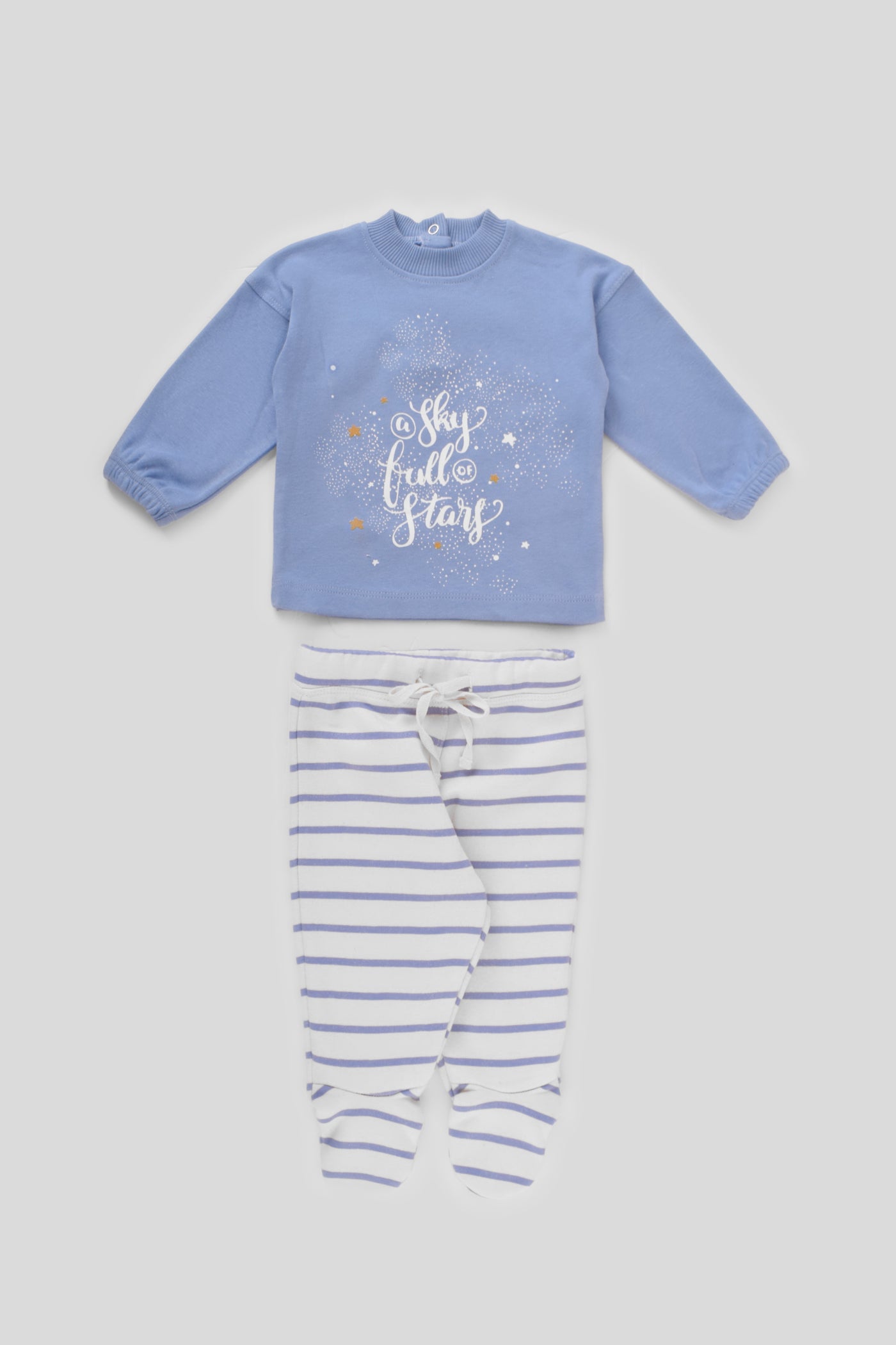 Round Stripe Pajama Set