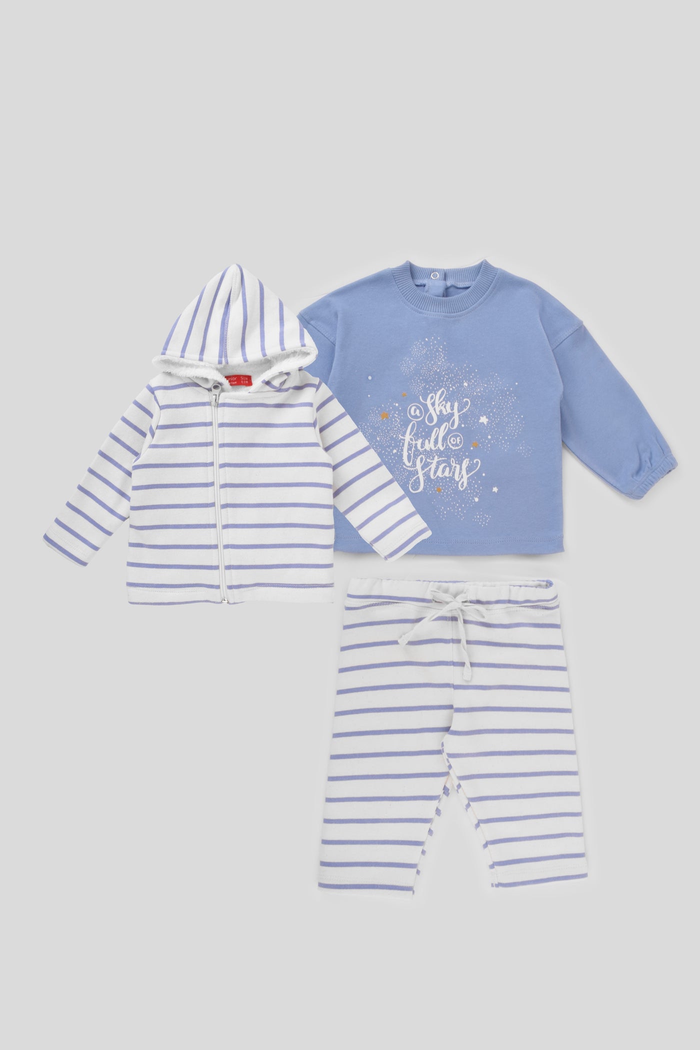 Round Stripe Pajama Set