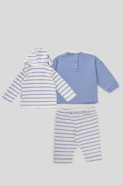 Round Stripe Pajama Set