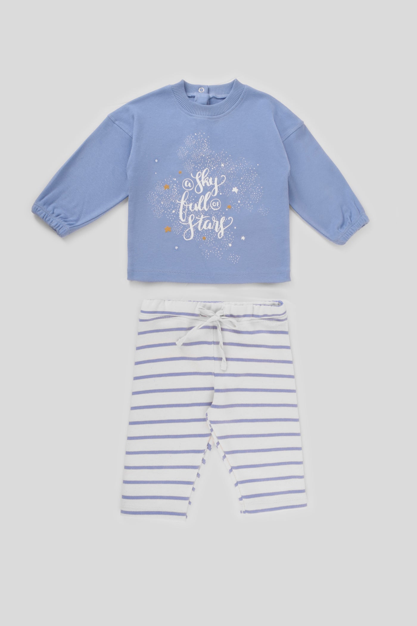 Round Stripe Pajama Set