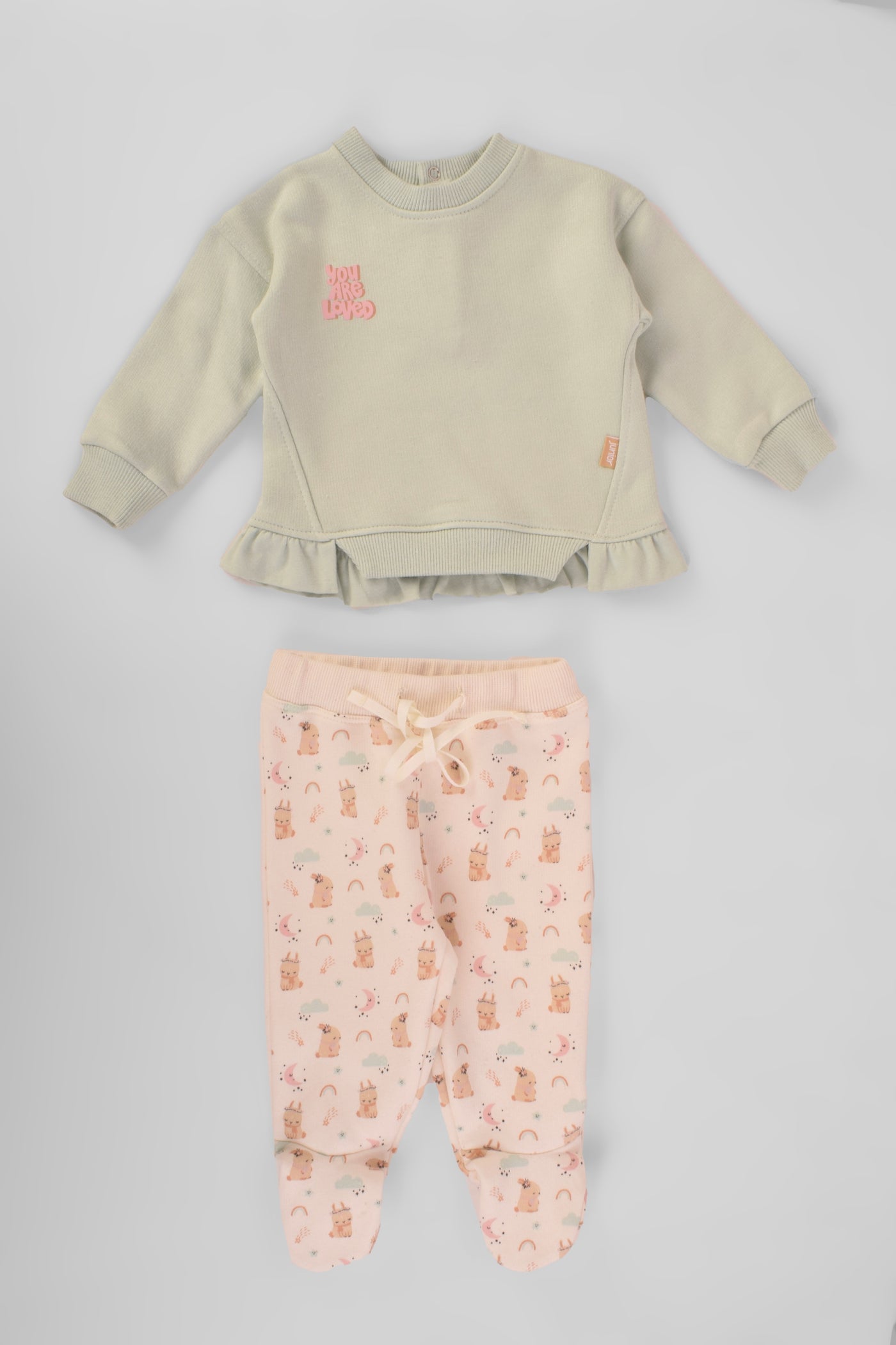 Round Printed Pajama Set