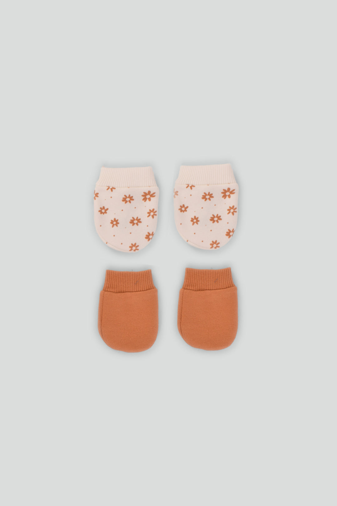 Printed Baby Mittens Pack Of 2