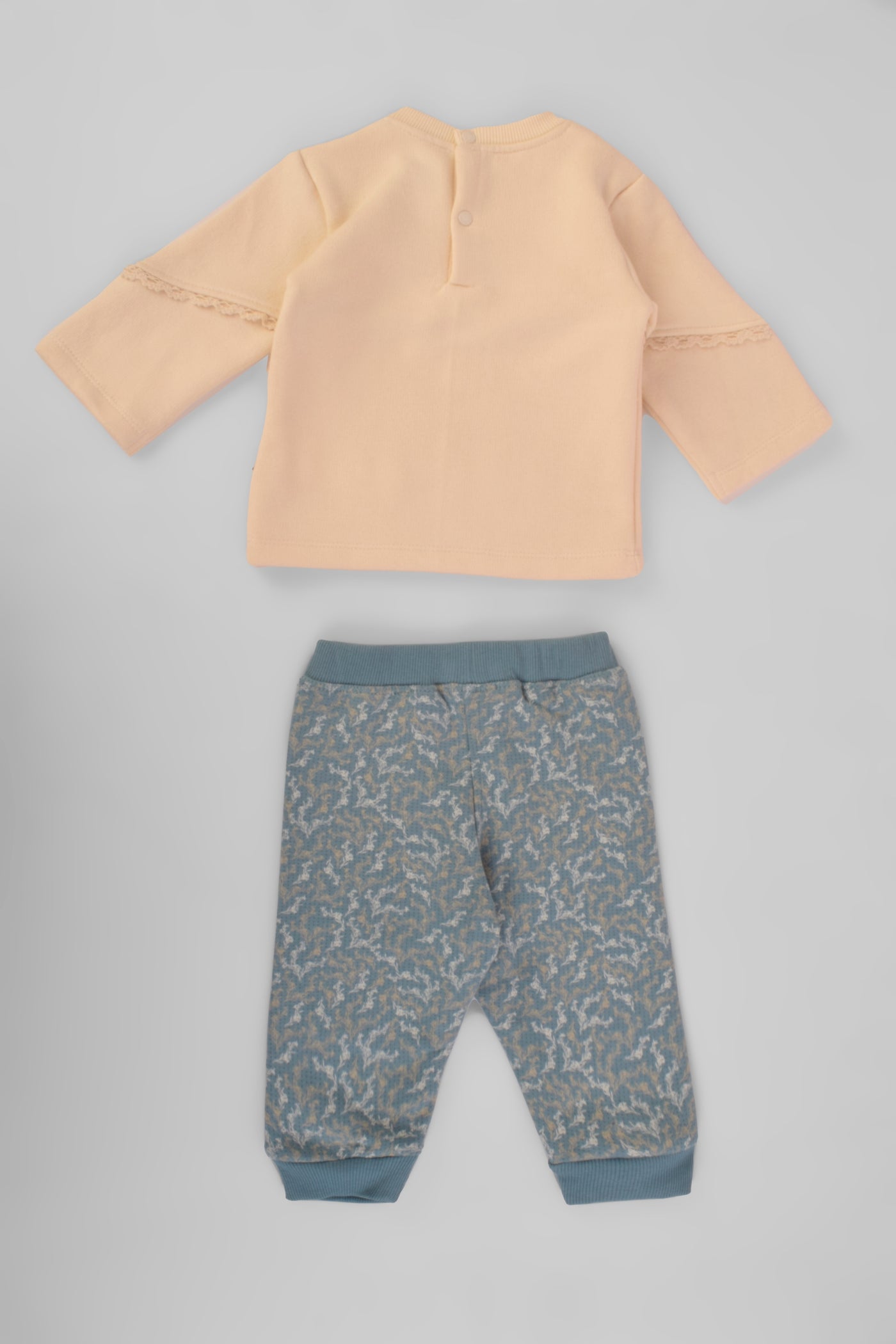 Round Printed Pajamas Set