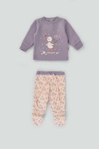 Round Printed Pajama Set