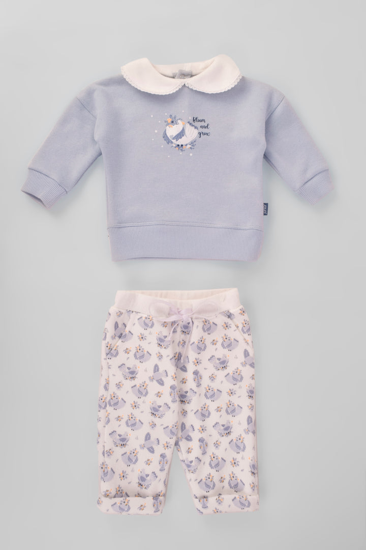 Round Printed Pajamas Set
