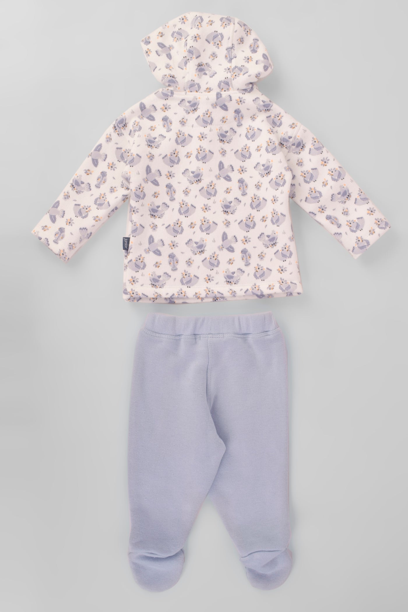 Hooded Printed Pajamas Set